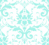 Aqua Damask Pattern A9f2e9ff Clip Art