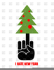 Hate Christmas Clipart Image