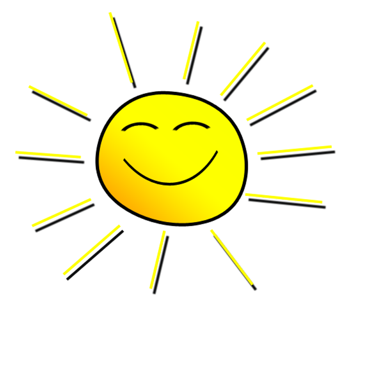 clipart happy sun - photo #23