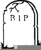 Gravestones Clipart Image