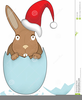 Bunny And Egg Clipart Image