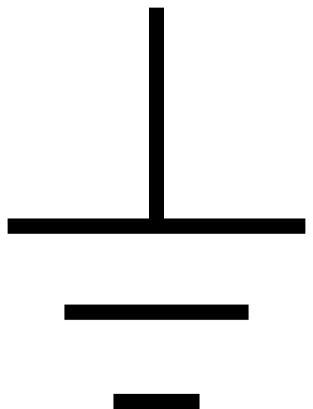 voltage - Help me understand the relationship between positive ... | electrical diagram ground symbol  