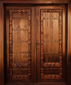 wooden door clipart