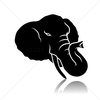 Elephant Profile Clipart Image