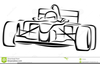 F Racing Car Clipart Image