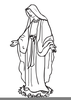 Saint Mary Drawing Image