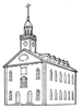 Kirtland Temple Clipart Image