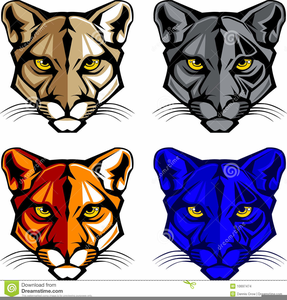 Puma Mascot Clipart Image