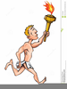 Olympic Torch Clipart Image