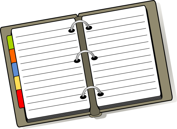 notebook binder clipart - photo #10