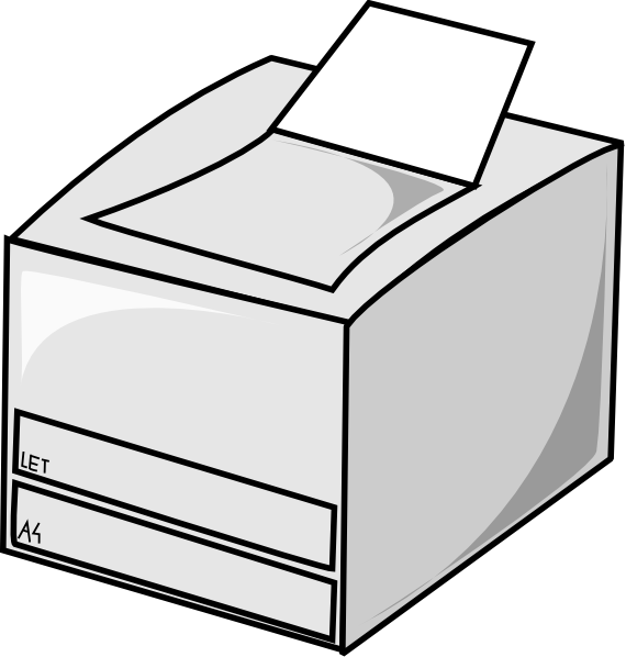 clipart printing  - photo #8