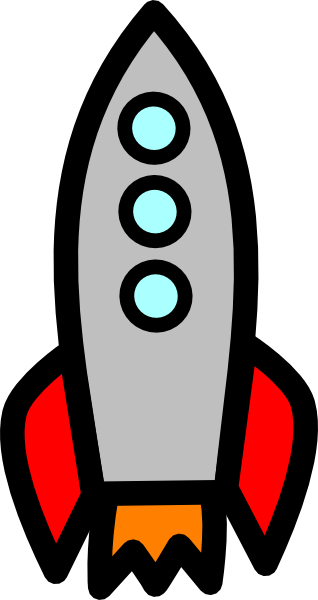 rocket ship clip art free - photo #14