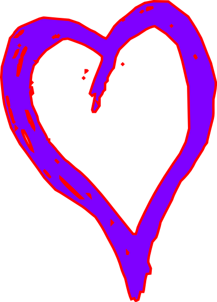 purple heart clip art free - photo #46