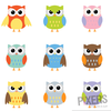 Free Whimsical Owl Clipart Image