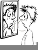 Mirror Clipart Black And White Image