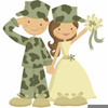 Military Wife Clipart Image