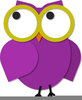 Owl With Glasses Clipart Image