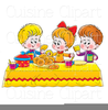 Eating Food Clipart Image
