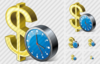 Dollar Clock Image
