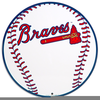 Braves Baseball Clipart Image