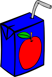 Apple Juice Box Clip Art