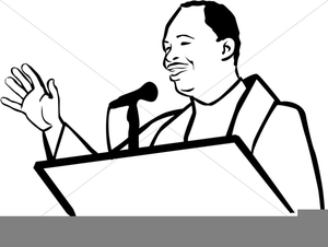 African American Minister Clipart Image