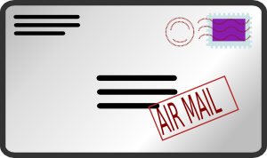 Air Mail Envelope Clip Art