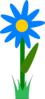 Blue Flower Clip Art