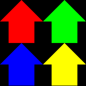 Arrows Reverse 3 Pattern Clip Art