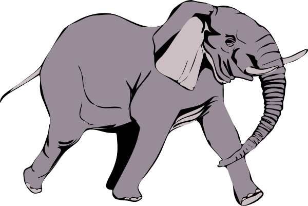 clipart elephant face - photo #49