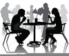 Free Clipart Dining Out Image