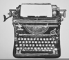Vintage Typewriter Clipart Image