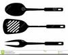 Grill Utensils Clipart Image