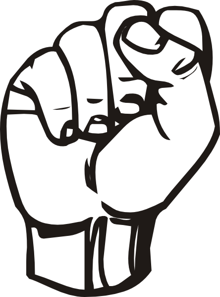 black power fist clipart - photo #26