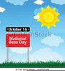 National Boss Day Clipart Image