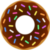 Donut Chocolate Sprinkles Image