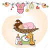Baby Blessing Clipart Image