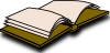 Open Book Icon Clip Art