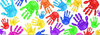 Childrens Handprints Clipart Image