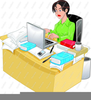 Stressed Out Female Clipart Image