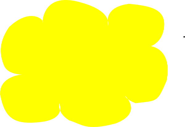 yellow cloud clipart - photo #4
