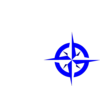 Blue And White Compass Clip Art
