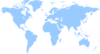 World Map Blue Clip Art