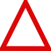 Red Triangle Clip Art