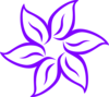 Purple Lily Clip Art