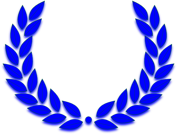 Olympic Blue Wreath Clip Art at Clker.com - vector clip art online