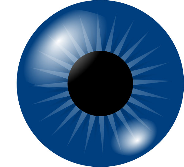 Dark Blue Eye Clip Art at Clker.com - vector clip art online, royalty