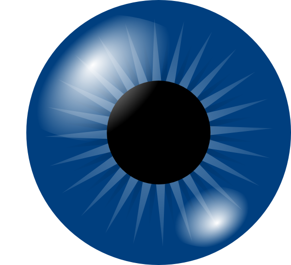 blue eyes clip art free - photo #34