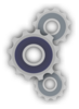 3 Cogs Clip Art