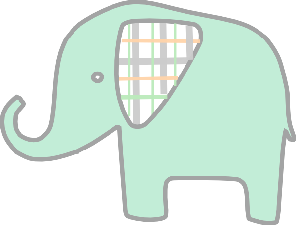 clipart green elephant - photo #24